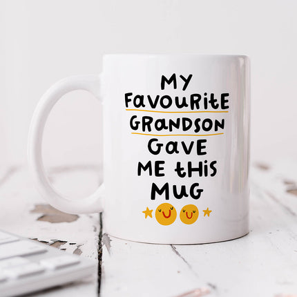 From Your Favourite Grandson Personalised Mug - Arrow Gift Co