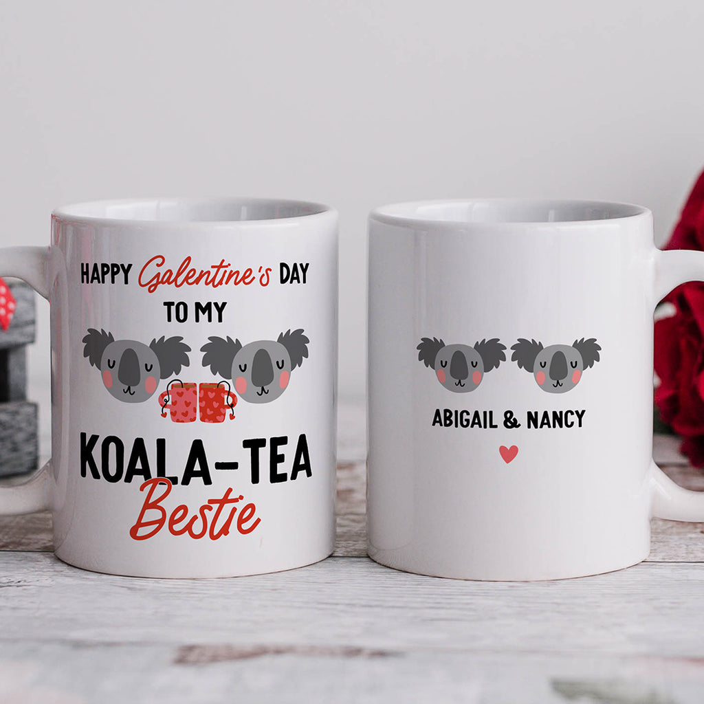 Personalised Mug - Koala Tea Galentine