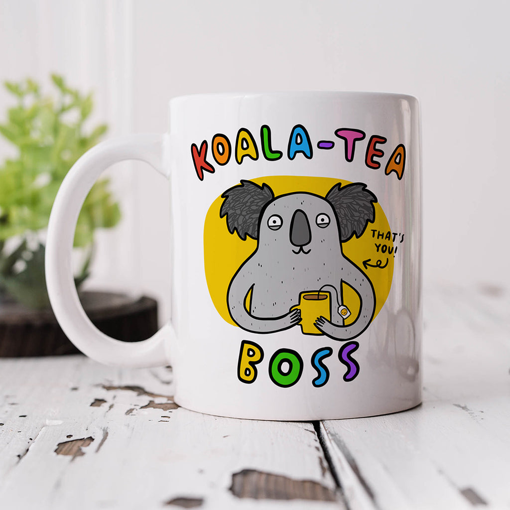 Personalised Mug - Boss Koala Tea