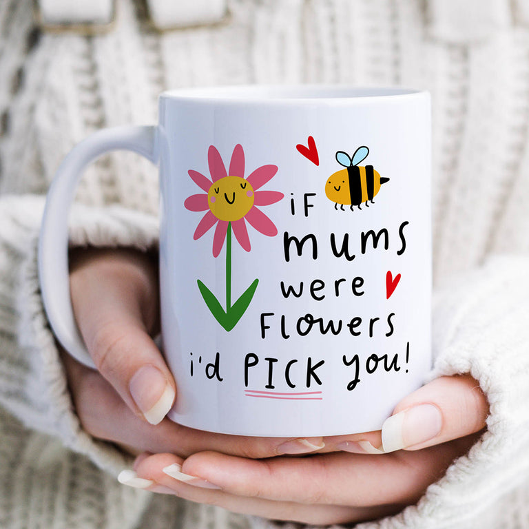 Personalised Mug - Mums Were Flowers