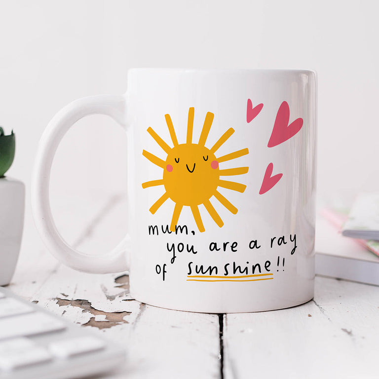 Personalised Mug - Mum Ray Of Sunshine