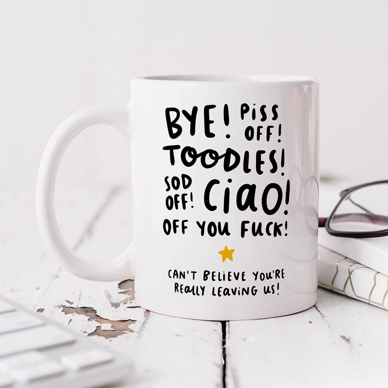 Personalised Mug - Off You Fuck