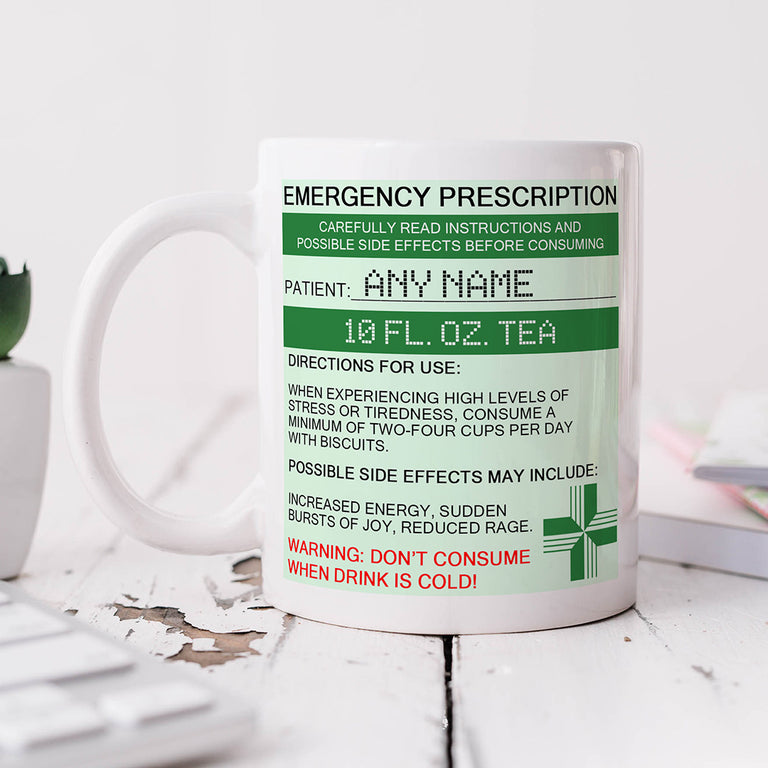 Personalised Mug - Prescription Tea