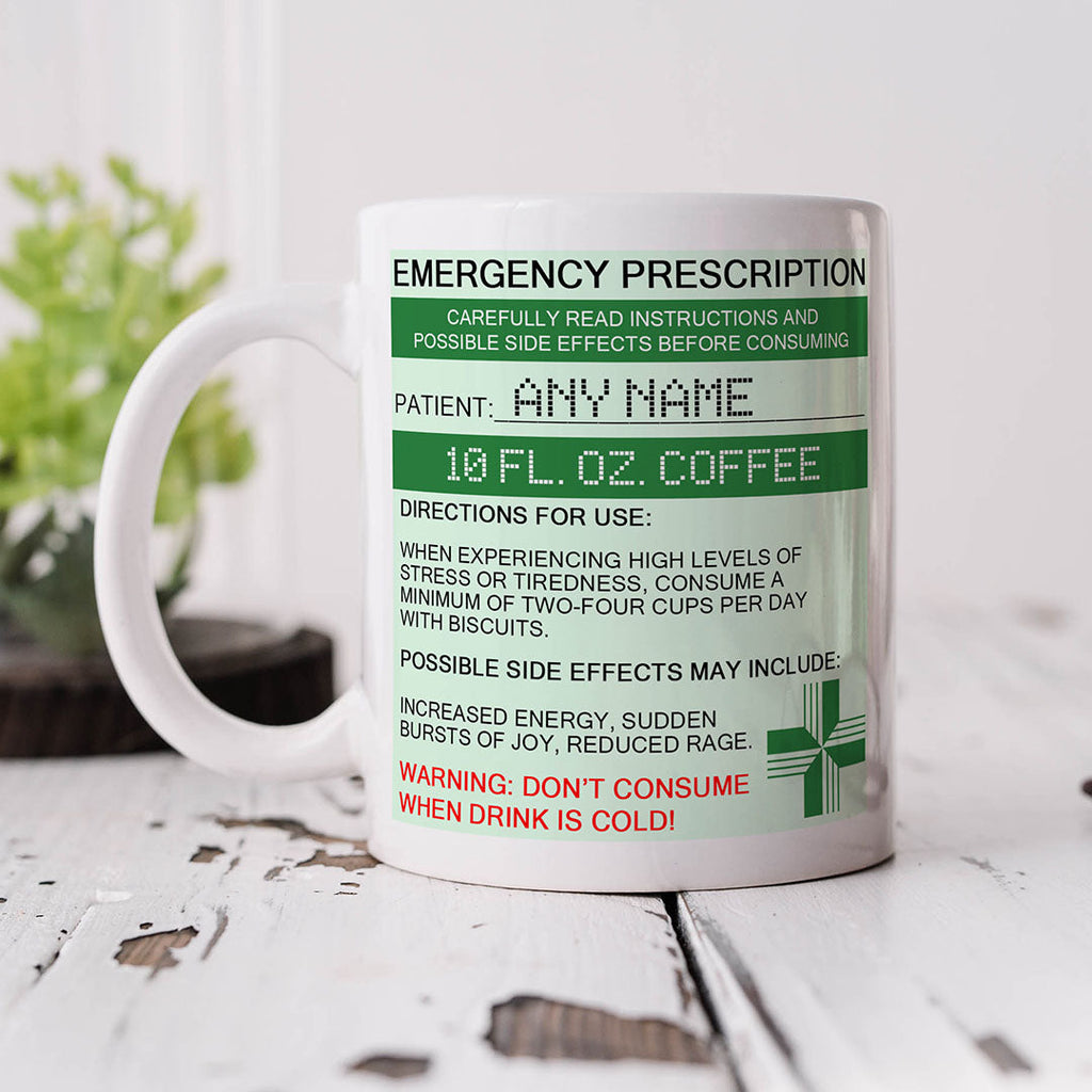 Personalised Mug - Prescription Coffee