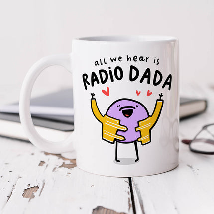 All We Hear Is Radio Dada Personalised Mug - Arrow Gift Co
