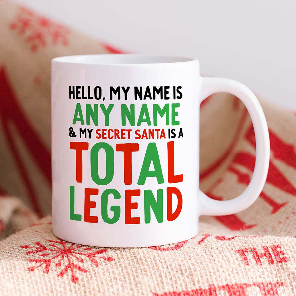 Personalised Mug - Secret Santa Legend
