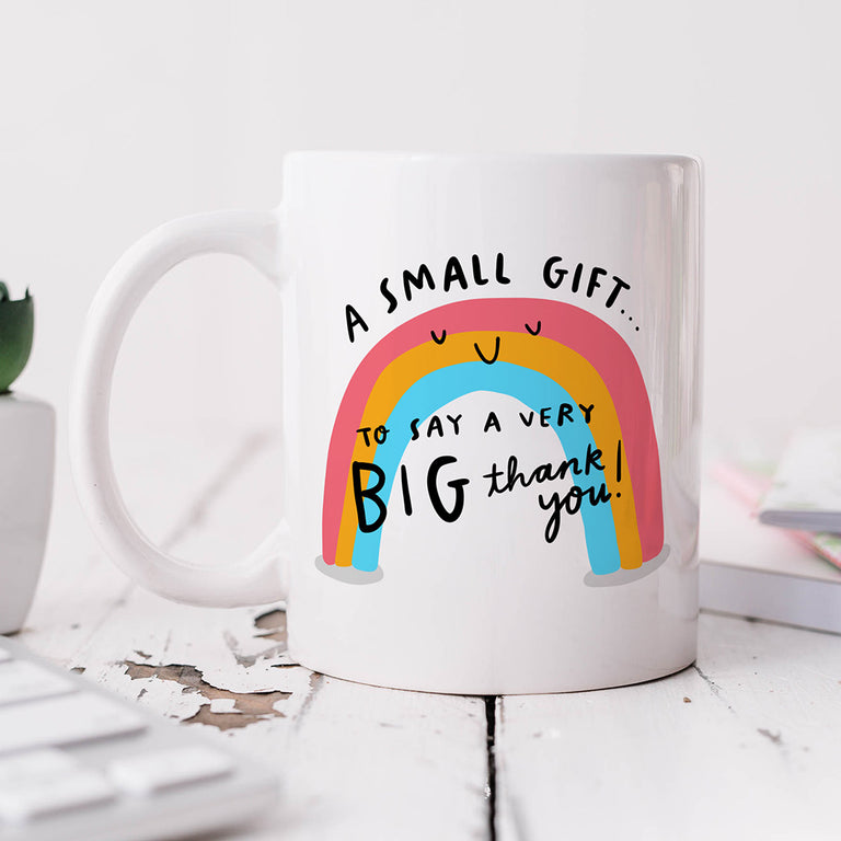 Personalised Mug - Small Gift Big Thank You
