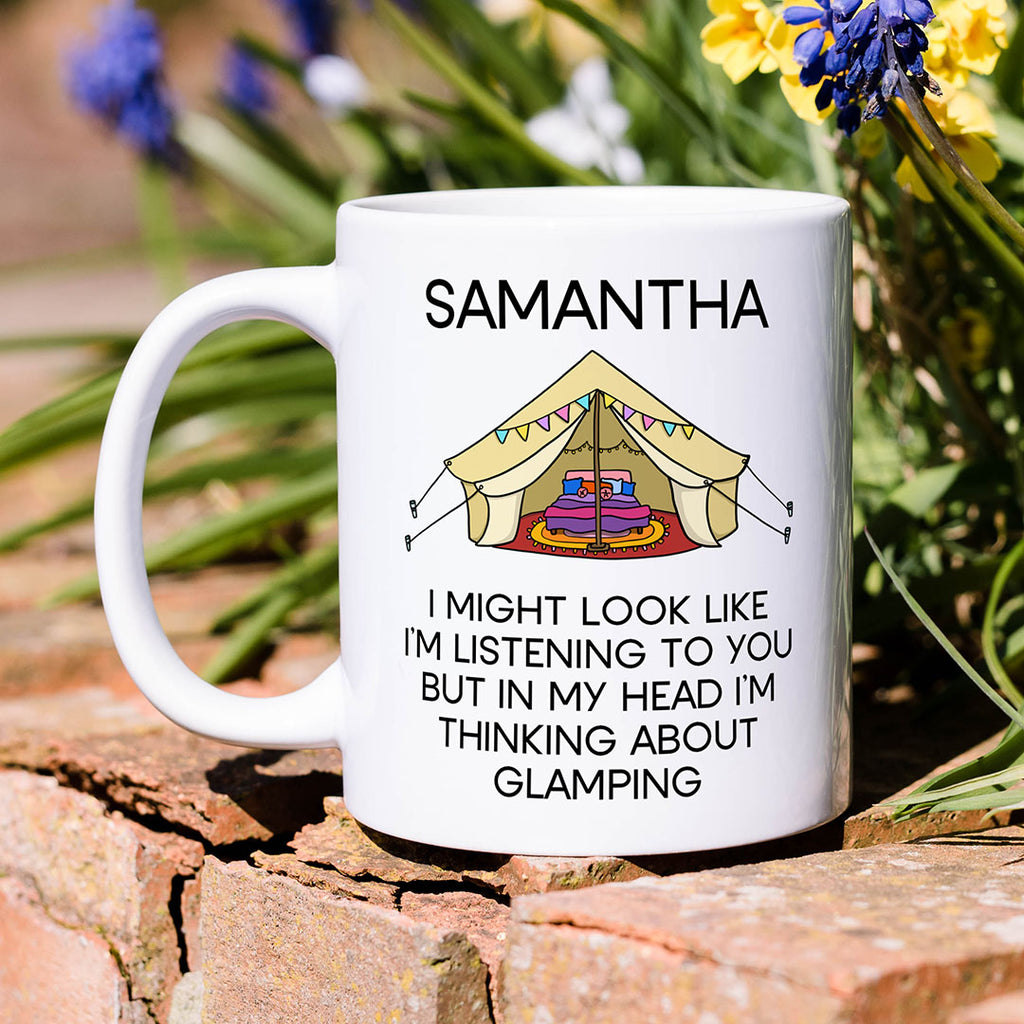 Personalised Mug - Glamping Thinking About