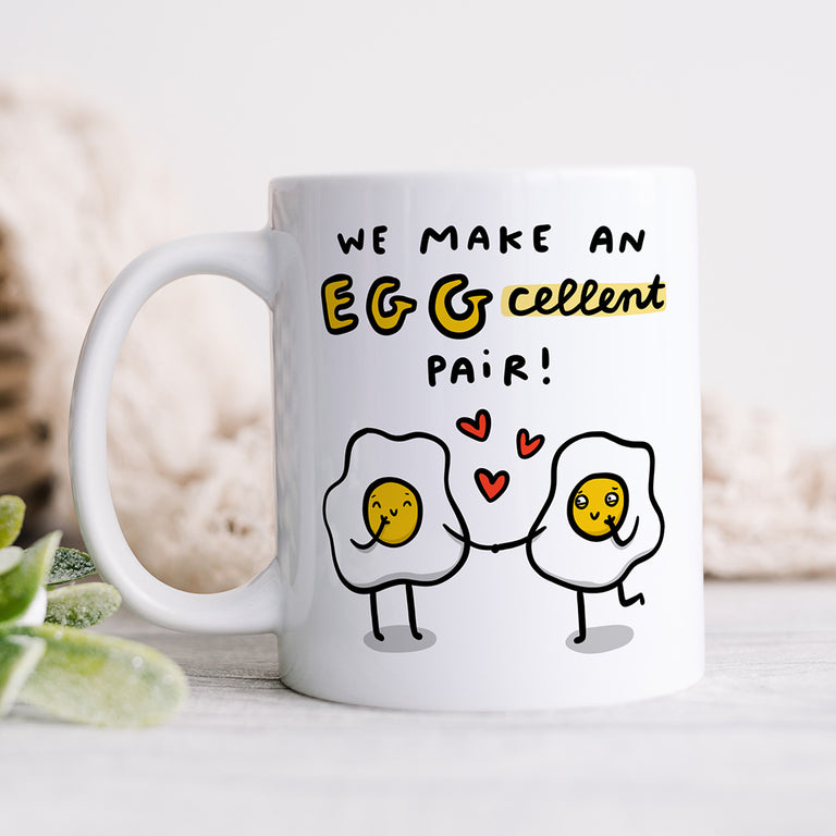 Personalised Mug - Eggcellent Pair