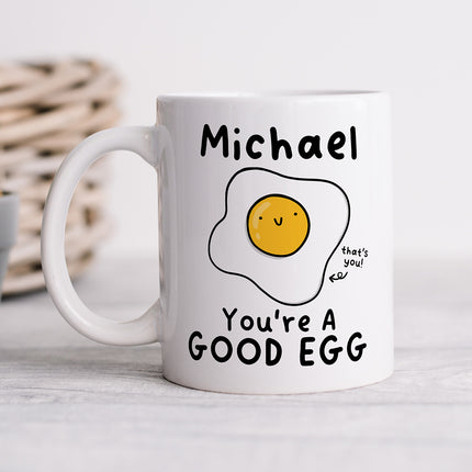 You're A Good Egg Personalised Mug - Arrow Gift Co