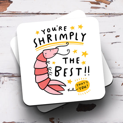Shrimply The Best Coaster - Arrow Gift Co