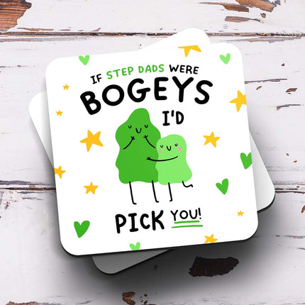 Step Dad Bogeys Coaster - Arrow Gift Co