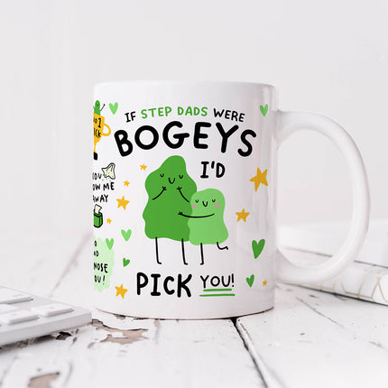 Step Dad Bogeys Mug - Arrow Gift Co