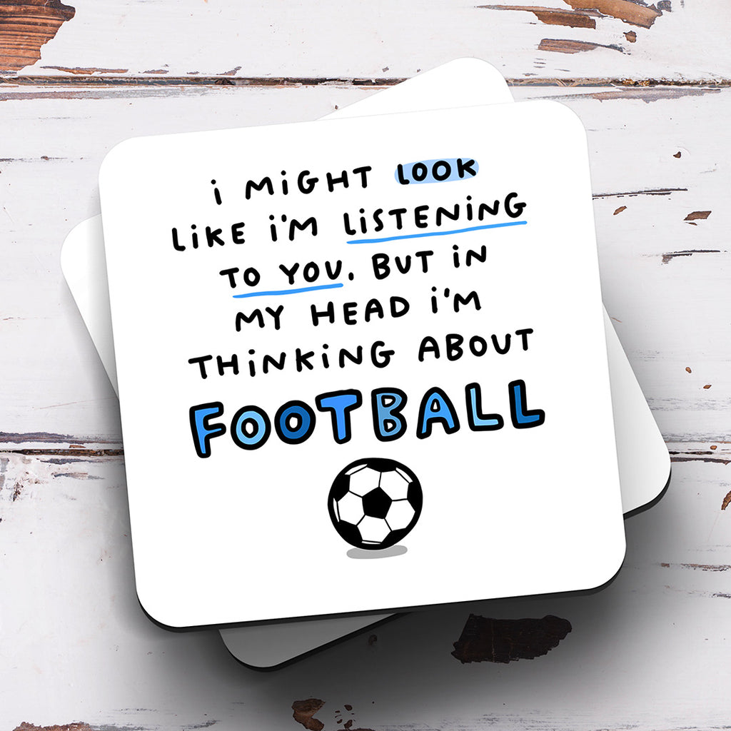 Personalised Mug - Football Thinking About
