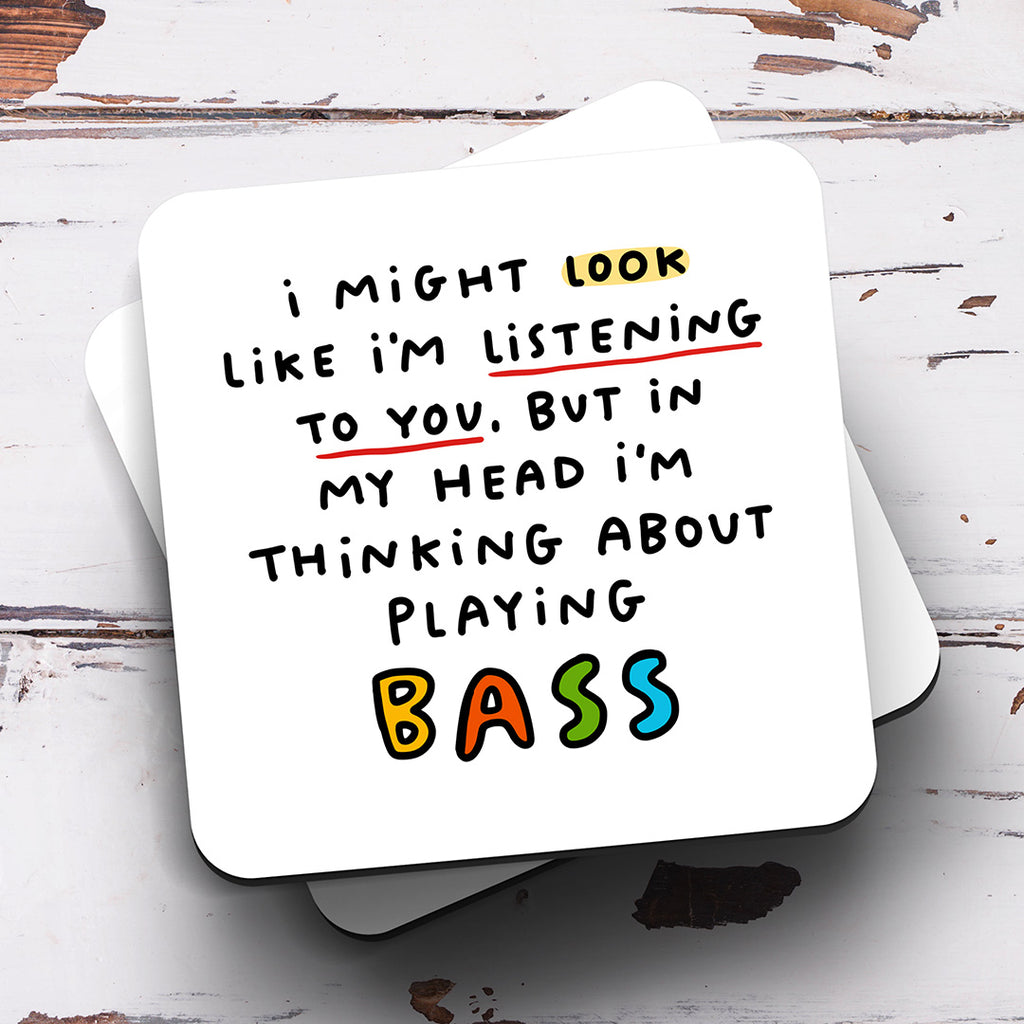 Personalised Mug - Bass Thinking About