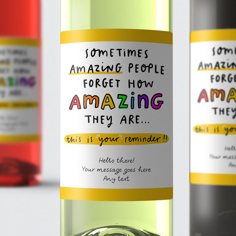 This Is Your Reminder Personalised Wine Label