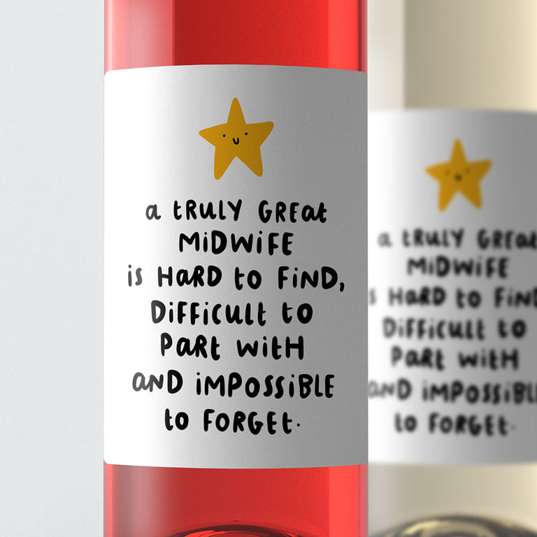 Midwife Truly Great Wine Label