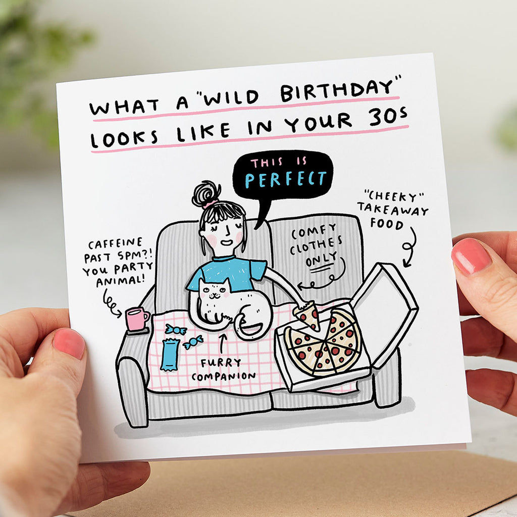 Wild Birthday In Your Thirties Card