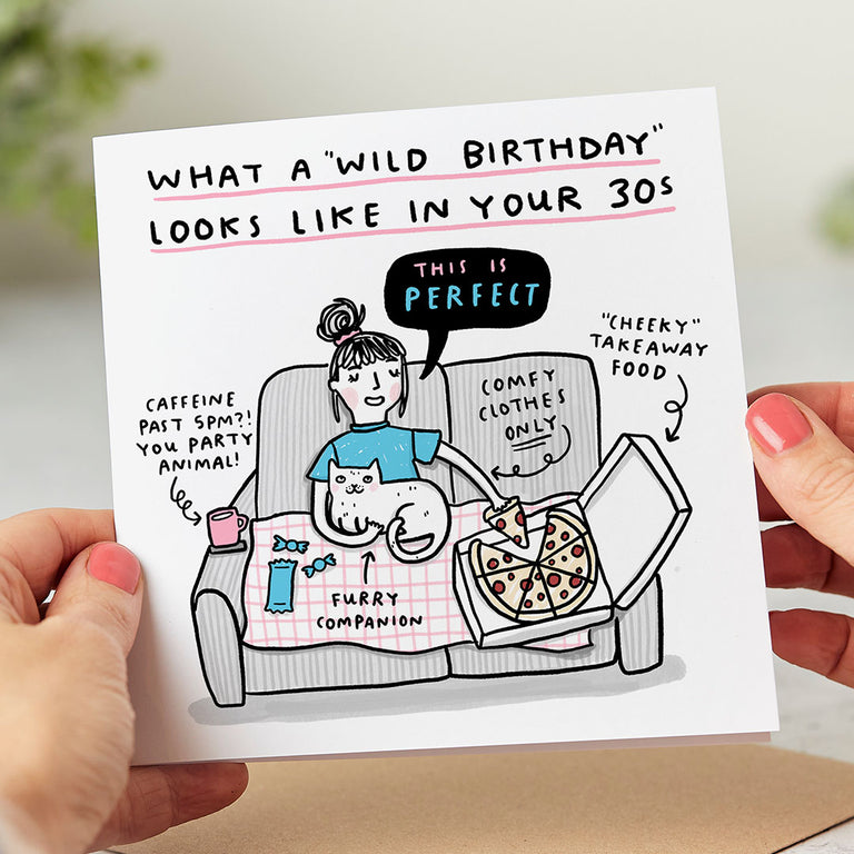Wild Birthday In Your Thirties Card