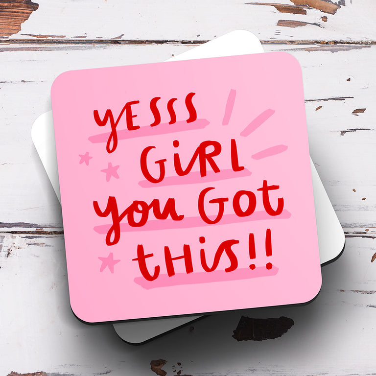 Yes Girl Coaster