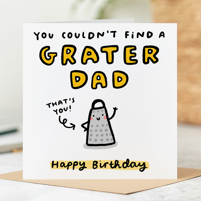 Couldn't Find A Grater Dad Birthday Card